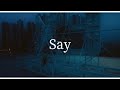 [和訳] Say - keshi