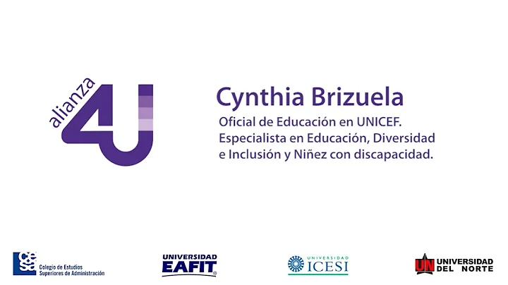 4 Conferencia Cynthia Brizuela UNICEF - Conferencia Central - 11:45 a 12:30 pm