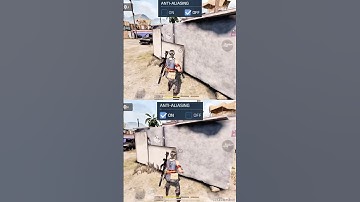 Antialiasing Setting ON vs OFF in COD MOBILE #shorts #trending #codm