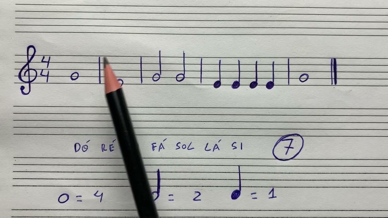AULA 1 | AULA DE LEITURA DE PARTITURA (link do método completo na descrição)