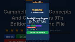 Campbell Biology Concepts And Connections 9Th Edition Taylor - Complete Study Package