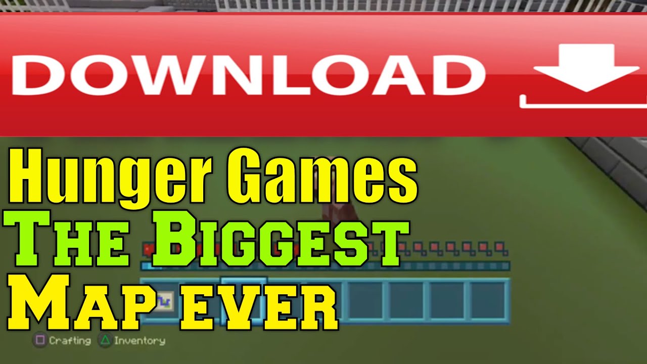 Minecraft PS3 Hunger Games Review of The Biggest Ever Map Made for ...