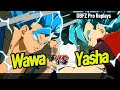 【DBFZ】 Wawa's Gogeta vs Yasha's Vegito , Wawa vs Yasha 【DBFZ Pro Replays】