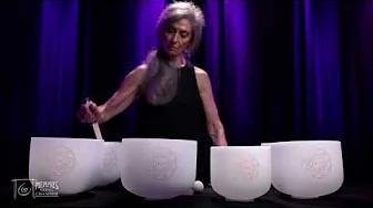 Meinl Sonic Energy Solfeggio Crystal Singing Bowl 6-Piece Set (SOLCSBSET)