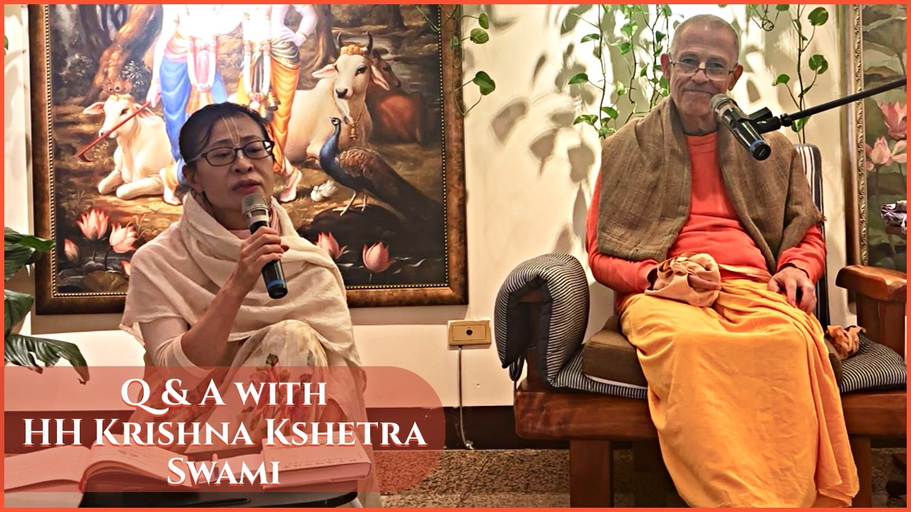 Questions & Answers with HH Krishna Kshetra Swami | ISKCON New Srivasangan | 10.03.2026