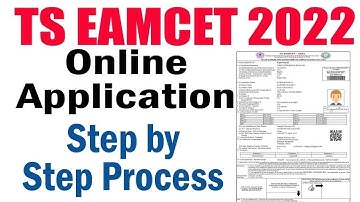 TS EAMCET 2022 online application process