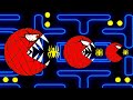 1001 ways to die in Pacman #8 (Pac-Man Spiderman vs Godzilla ) | Pacman Stopmotion Game