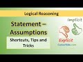 Statement and Assumptions - Tricks & Shortcuts for Placement tests, Job Interviews & Exams