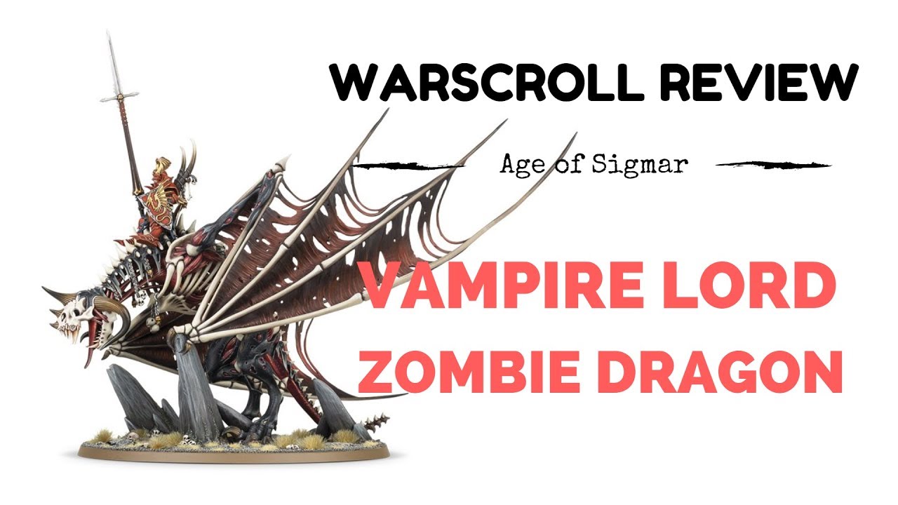 Age of Sigmar Vampire Lord on Zombie Dragon Review