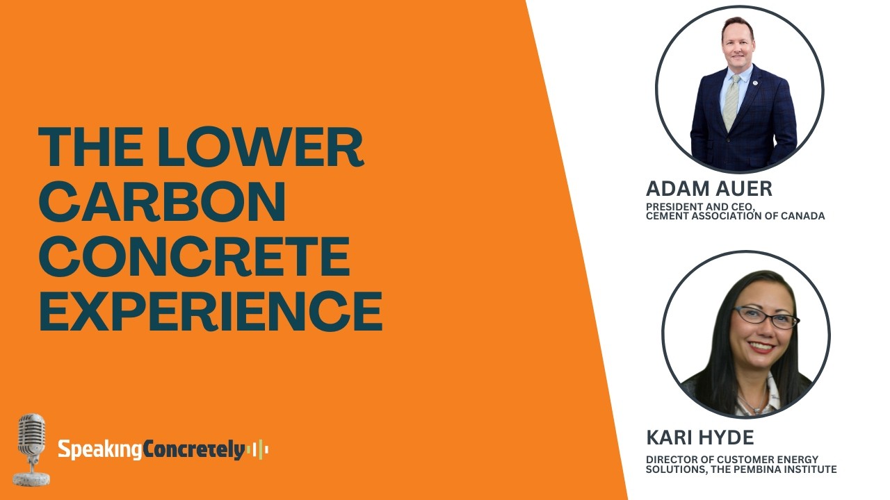The Lower Carbon Concrete Experience with Kari Hyde | Speaking Concretely Ep. 19