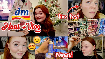 Dm Haul & Vlog + live Test! Neuheiten, nachgekauft & Reviews I Meggyxoxo