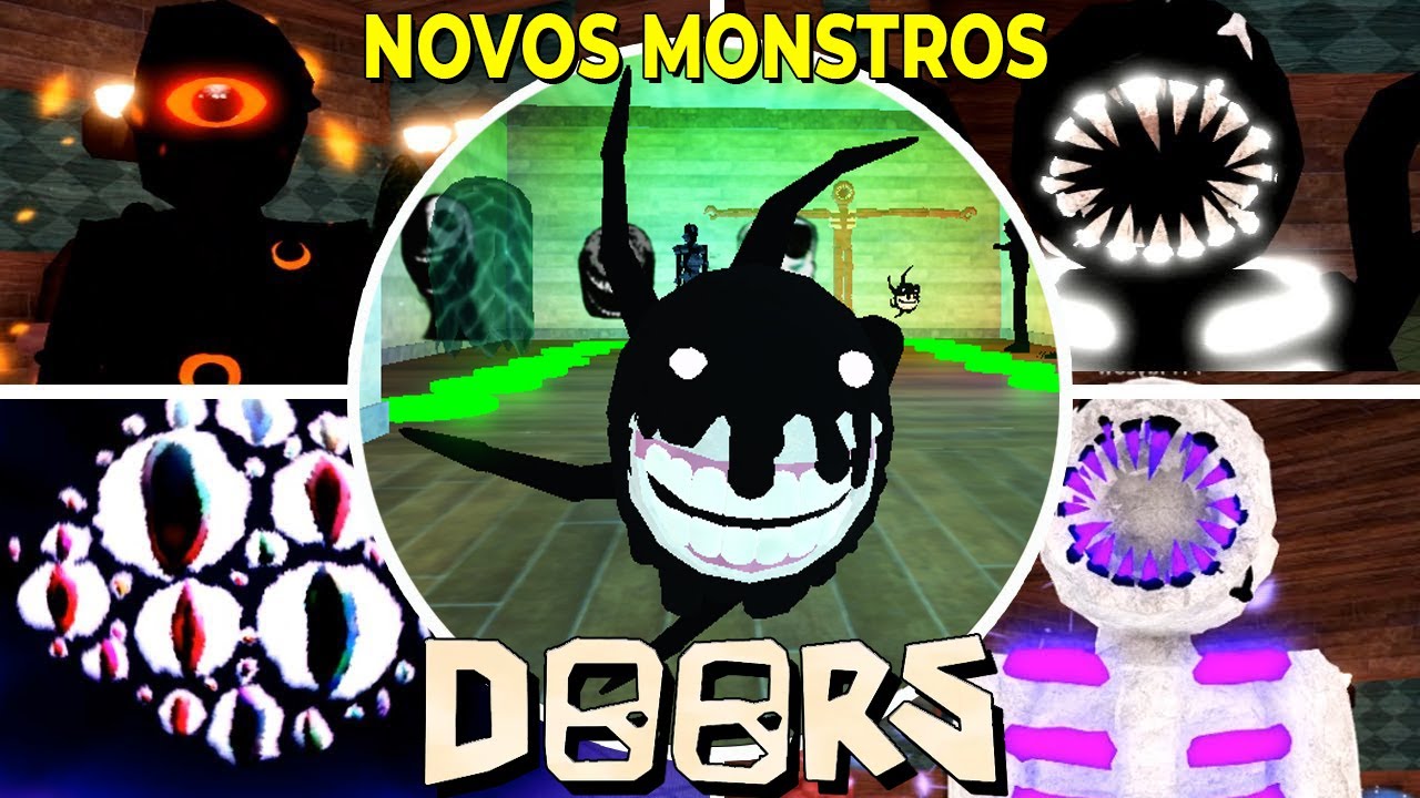 DESAFIO: TODOS OS MONSTROS DE DOORS!! - ROBLOX 