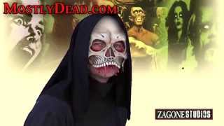Hooded Cranium half skull mask screenshot 4