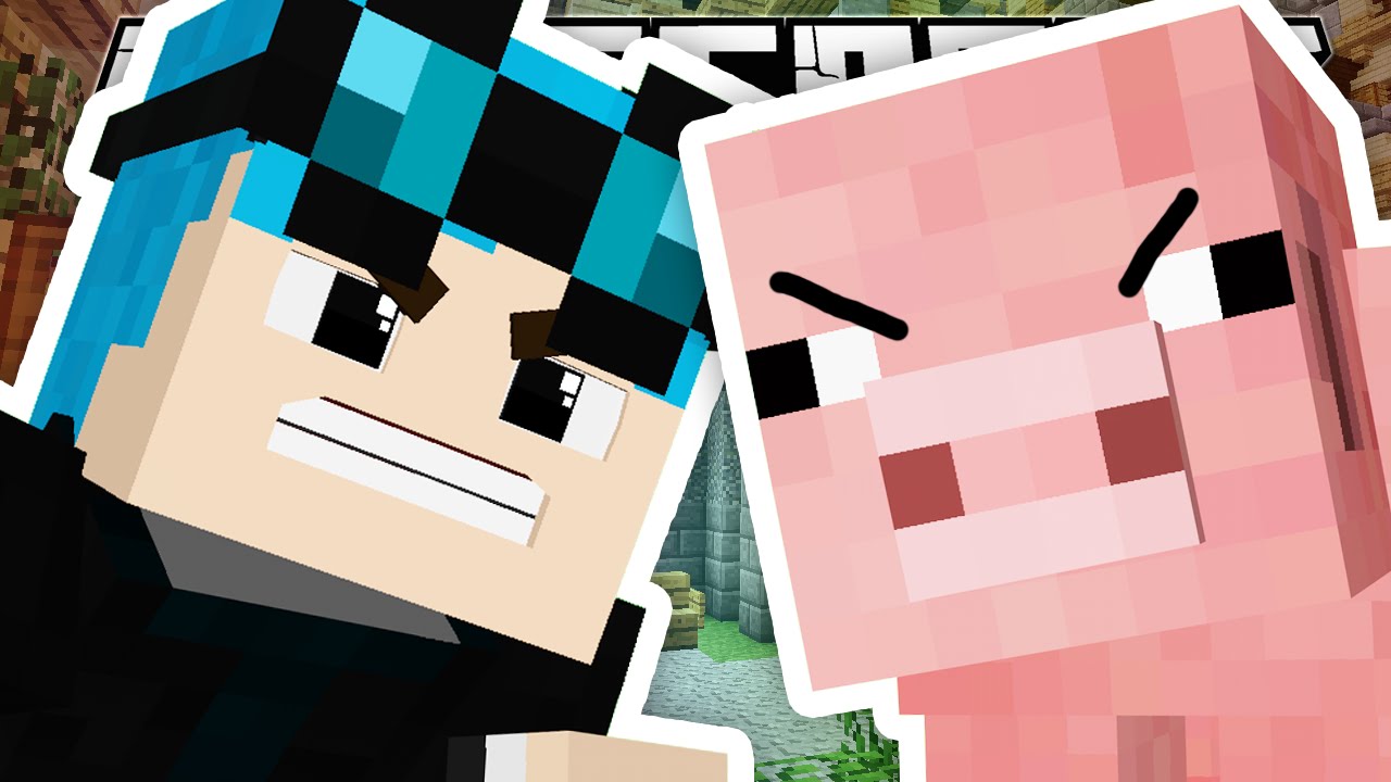 Minecraft Man Vs Pig Youtube
