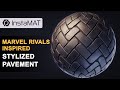 Stylized Herringbone Pavement - InstaMAT Timelapse | Element Graph