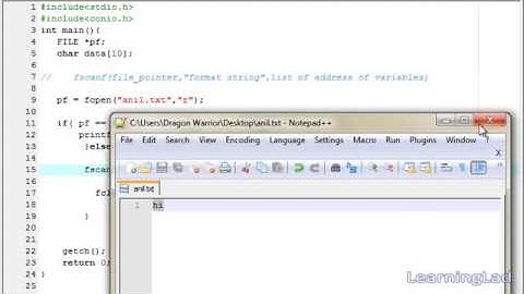 44   fscanf Function in C Programming Language Video Tutorial