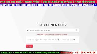 LIVE!!! 20 Video Tutorial_ How To Generate YouTube Video Tags Optimize Video {YT Video Tags}