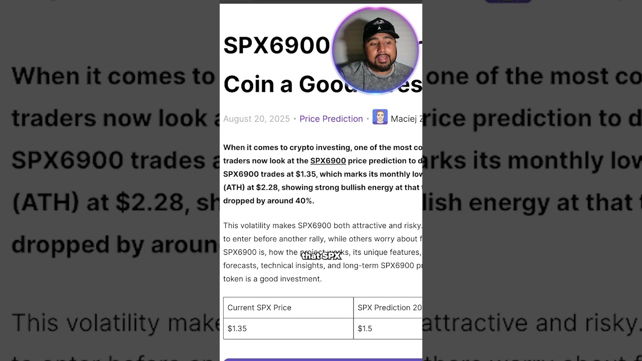 CAN SPX6900 REACH $10??!! 🔥🔥 