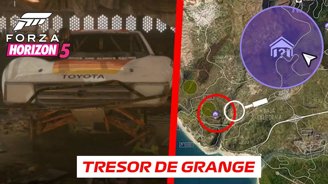 FORZA HORIZON 5 - TRESOR DE GRANGE : TOYOTA T100 ! - YouTube