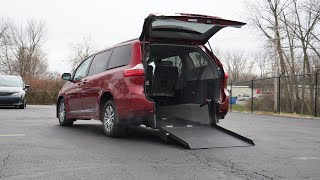 Rear Entry Ramp & Lowered Floor! 2020 Toyota Sienna XLE - ATS Mobility Van | CP16654T Rear Entry Ramp & Lowered Floor! 2020 Toyota Sienna XLE - ATS Mobility Van | CP16654T