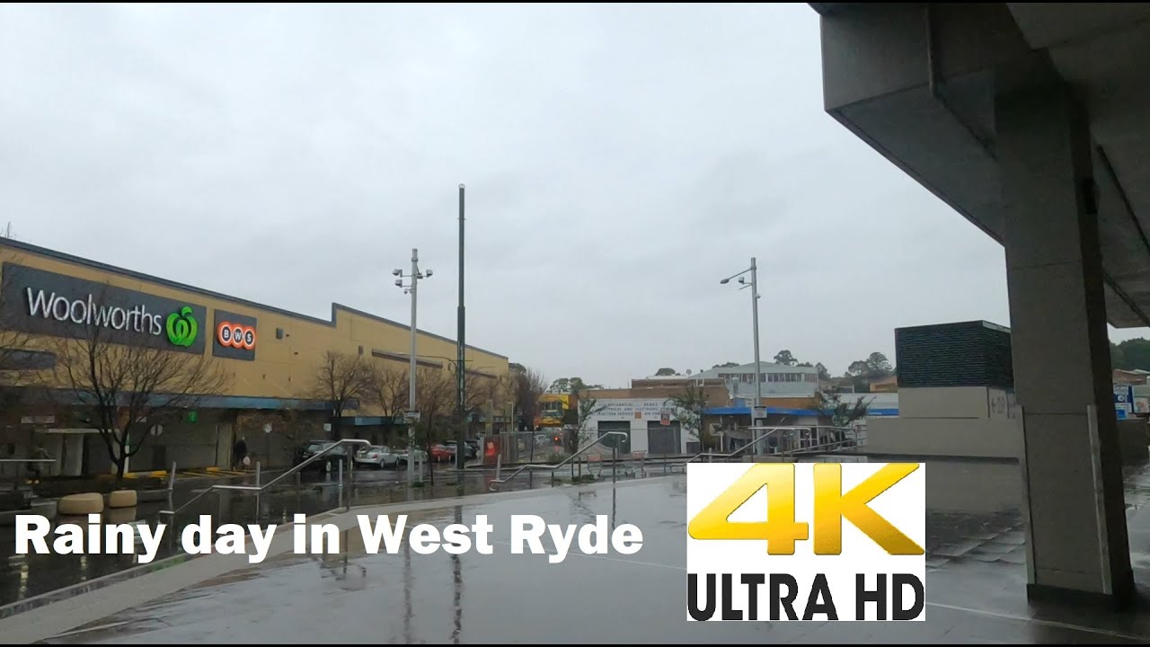 ⁣West Ryde, Sydney Australia Walking tour in 4K