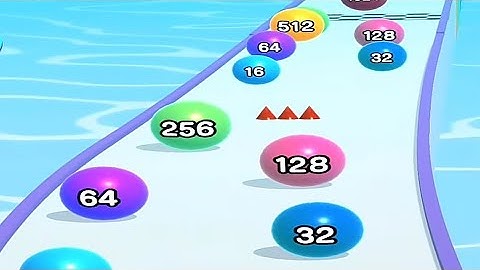 Ball Run 2048 || Max Level‼️All Level Gameplay Android/iOS, New Update Level 131-133