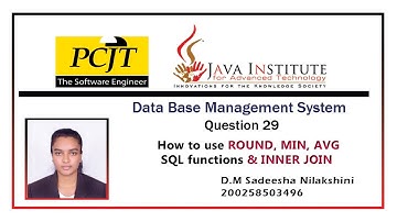 DBMS Video Series Question Set 29