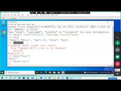 Python Part7 Dictionary