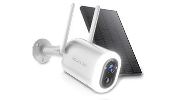 Review: Solar Security Camera-EUKI E3 2K Security Camera Outdoor, Floodlight Camera, WiFi, Wireless