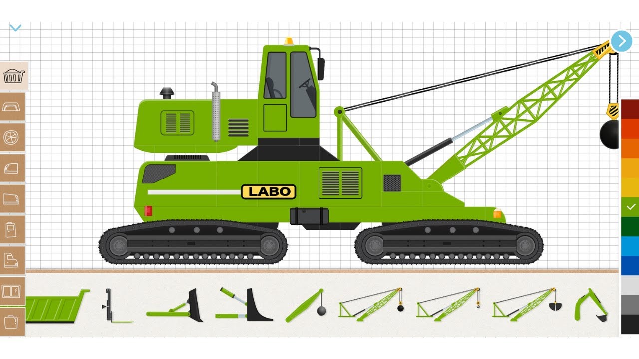 Labo Construction Truck | Wrecking Ball Crane