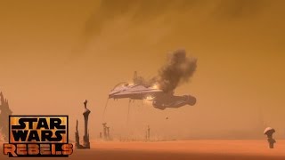Star Wars Rebels: The Ghost Crew Leaving Geonosis