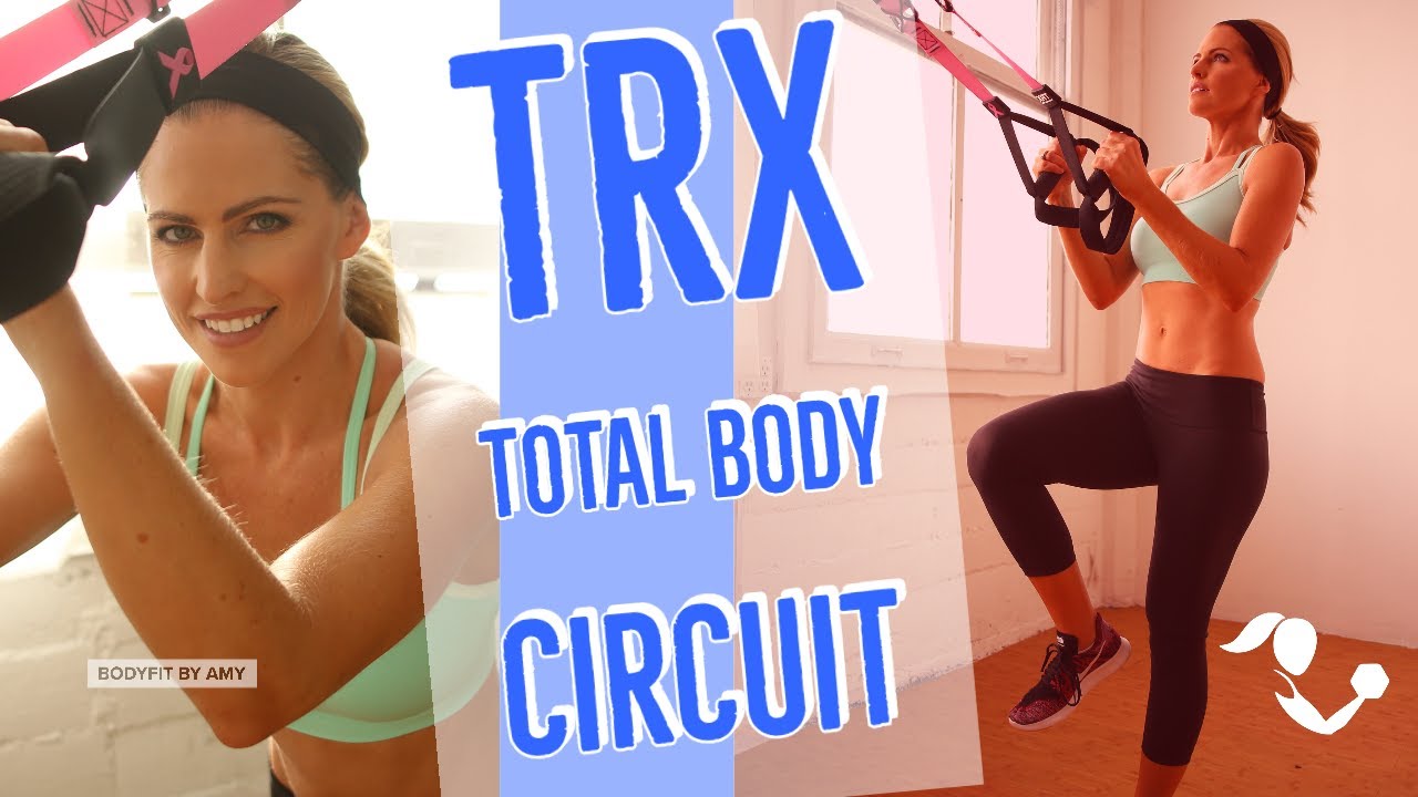 40 Minute TRX Suspension Trainer Total Body Circuit for Strength & Cardio
