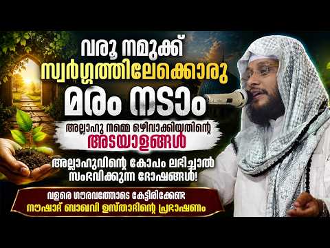 വരൂ… നമുക്ക് സ്വർഗ്ഗത്തിലേക്കൊരു മരം നടാം 🌴🤲 | അല്ലാഹു നമ്മെ ഒഴിവാക്കിയതിന്റെ അടയാളങ്ങൾ...