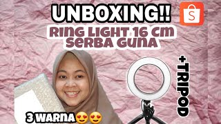 Yorobun annyeong aku mau rekomendasiin ringlight yg aku beli di shopee , ini bagus bgt ringlight nya. 