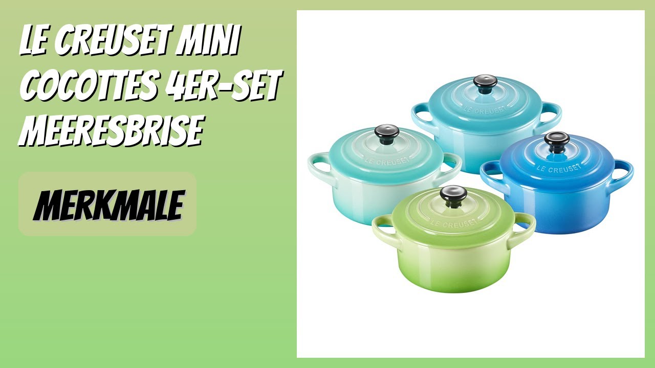 BEWERTUNG (2025): LE CREUSET Mini Cocottes 4er-Set Meeresbrise. Infos