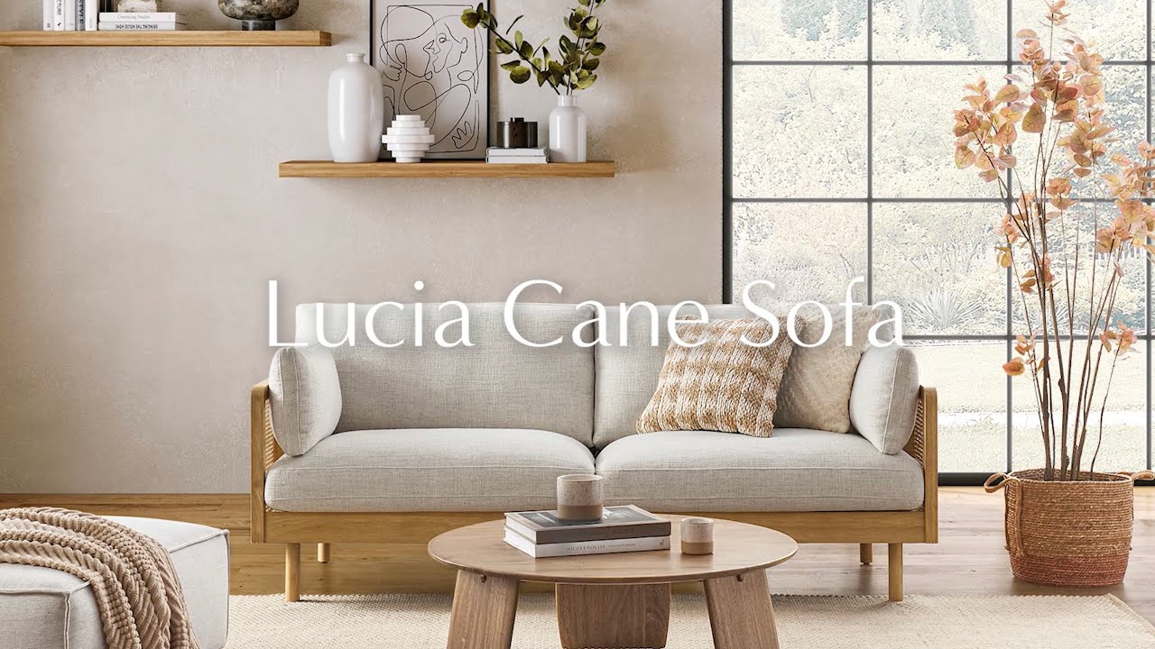Castlery Lookbook: Lucia Cane Sofa