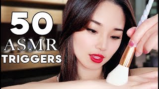 [ASMR] 50 Brain Melting Triggers in 50 Minutes