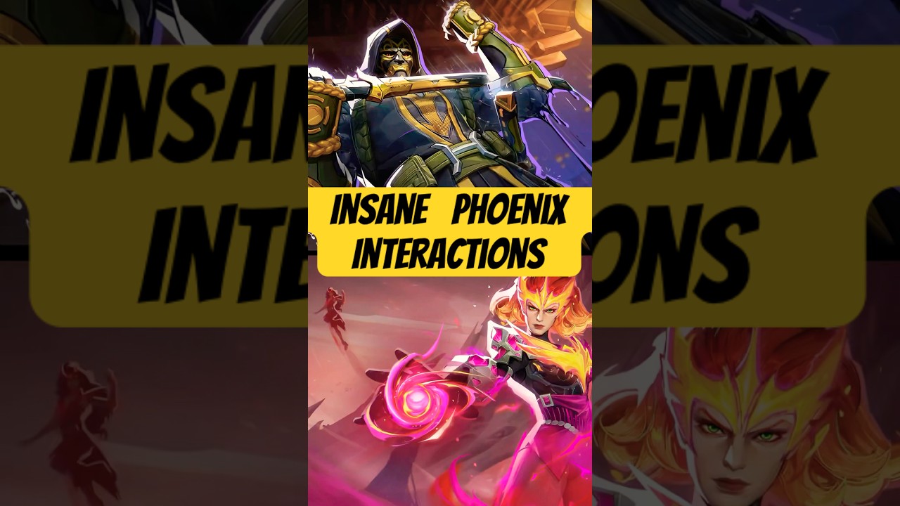 Больше взаимодействий с Фениксом в Marvel Rivals (Каратель, Человек-Факел, Соколиный глаз)