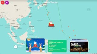 Google Santa Tracker - Norad Tracks Santa Timelapse (2024)