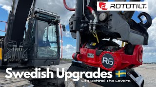 Transforming A Volvo EC220 | Rototilt R6 is Fitted! | Tilt Rotator | Unlocking Excavators Potential