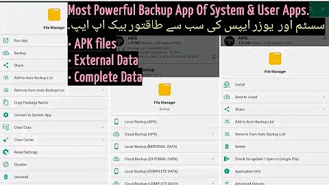 How To Backup your apps,games & External data, messages,contacts, system settings in android