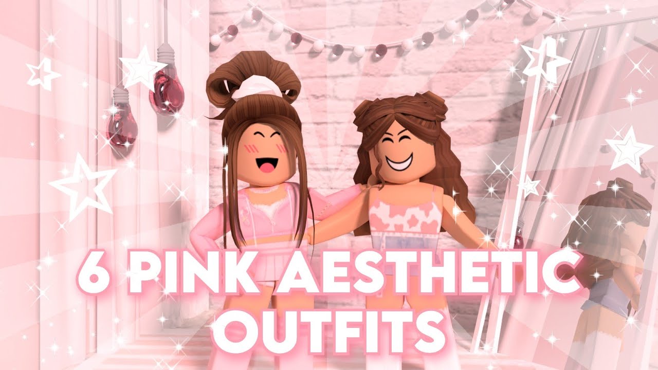 ﾟ Pink Aesthetic Roblox Outfits Soft Girl ﾟ Alouraliie Youtube - pink aesthetic roblox girl gfx