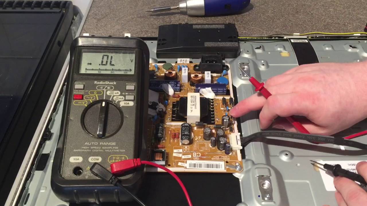 Repair part 1/2: Samsung UE32F4510AK dead set