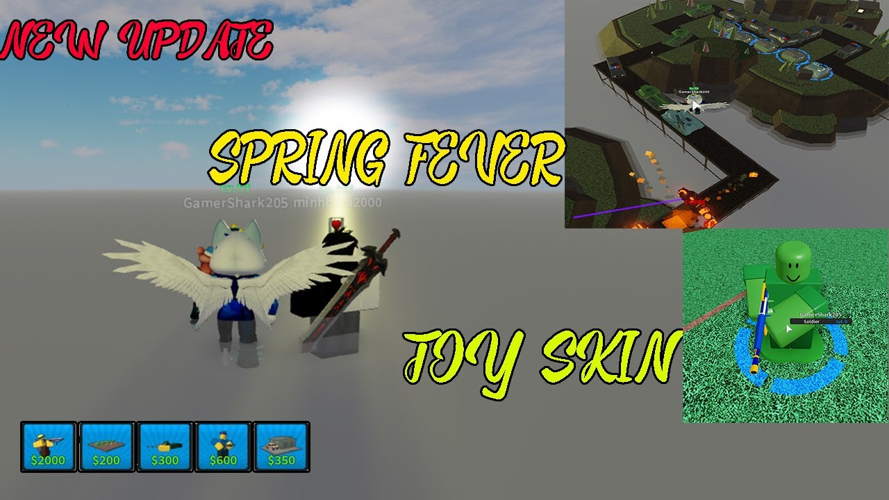 I Am Back! Review New Update! New Map: Spring Fever - Tower Defense Simulator