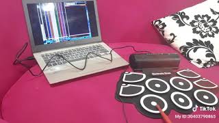 Dtx On Notebook With Electronic Drum