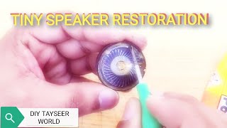 DIY tiny speaker RESTORATION.. screenshot 4