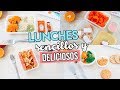 Ideas de LUNCH para llevar a la escuela | Rápido y ¡DELICIOSO!