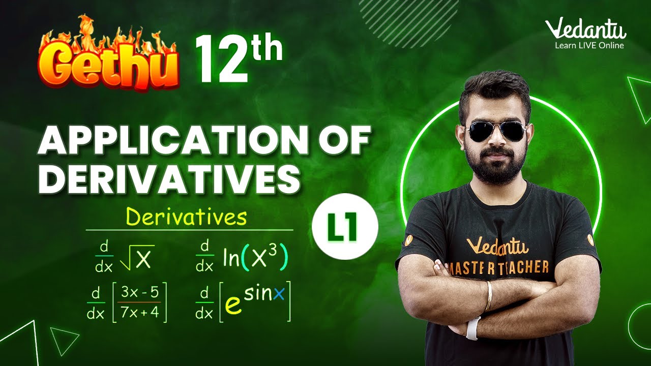 Application Of Derivatives Class 12 L1 AOD For JEE Main Shimon Application of derivatives class 12 l1 aod for jee main shimon