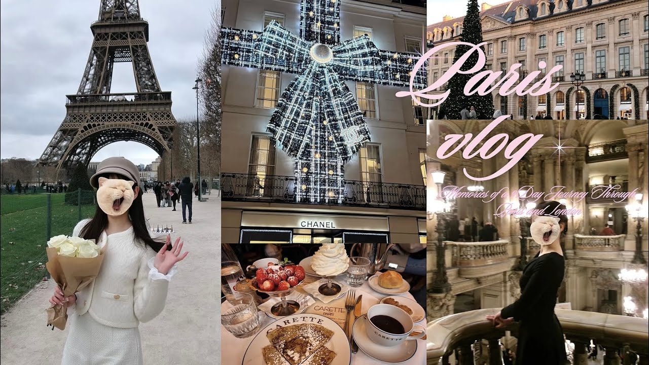 【Parisvlog】憧れの街パリ贅沢に堪能🐩🫖🎀ルーブル、ヴェルサイユ宮殿有名観光地巡り♡|9日間のイギリスフランス旅🇫🇷🇬🇧|旅行の総額とスリ対策👜✈️