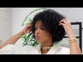 My curly hair routine straight to curly ad  bella sabo